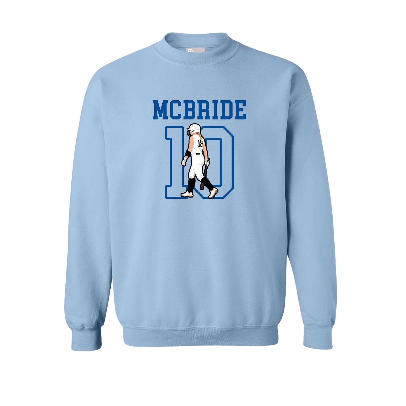 Fleece Crew — Shirsey in Light Blue
