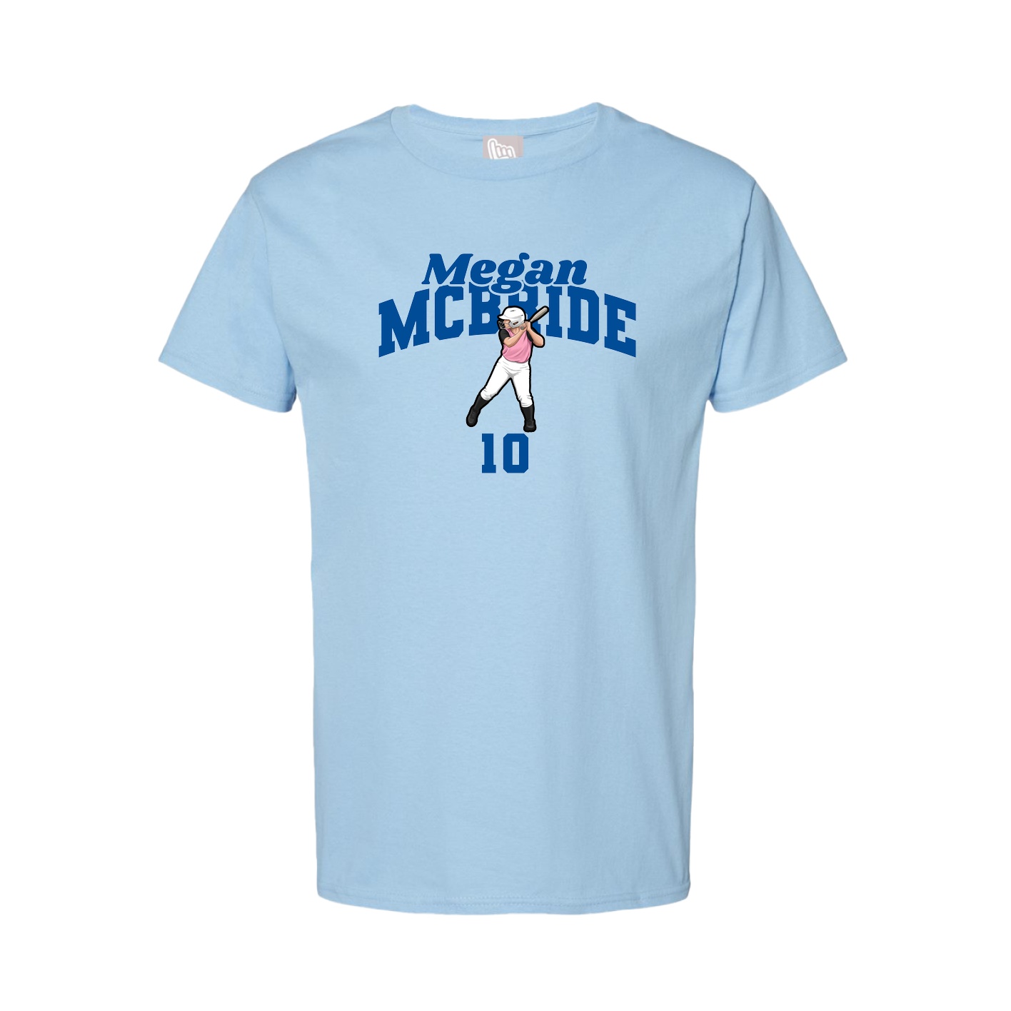 Tee — Signature Arch in Light Blue