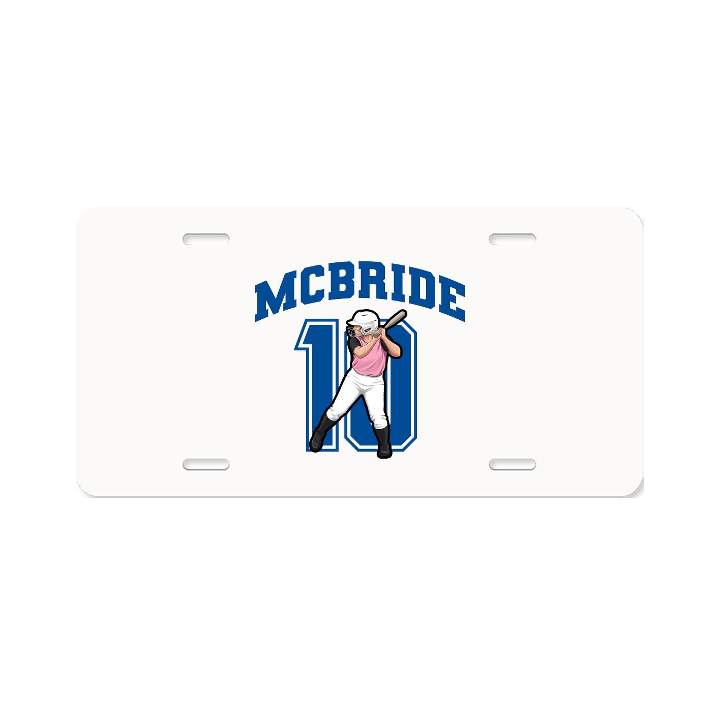 License Plate — Number in Classic