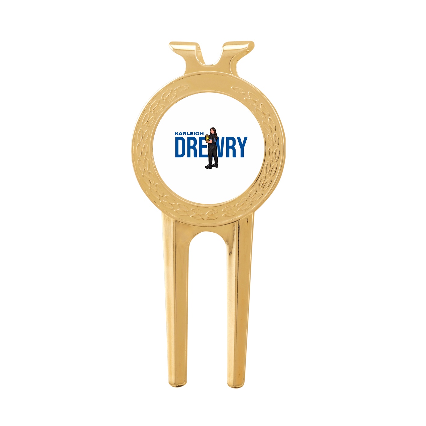 Divot Tool with Ball Marker — Player Name in Classic