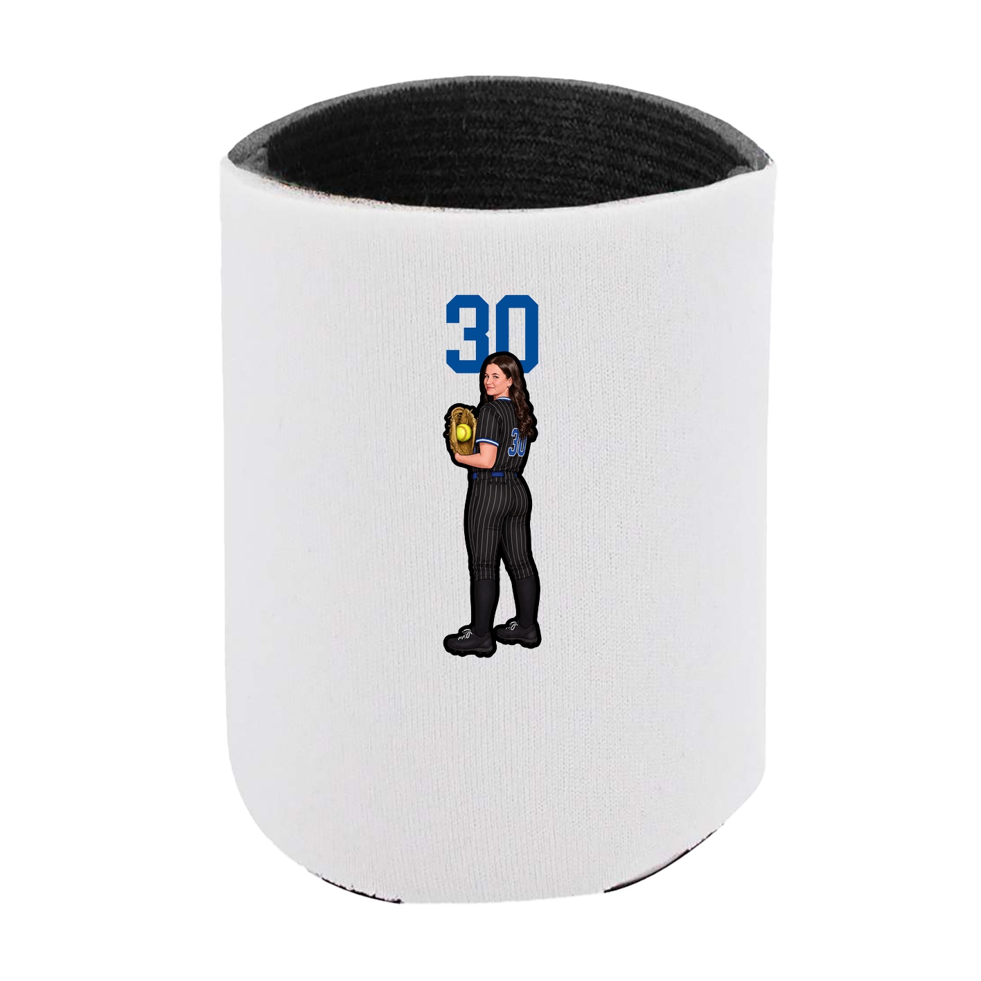 Can Holder — Number Top in White