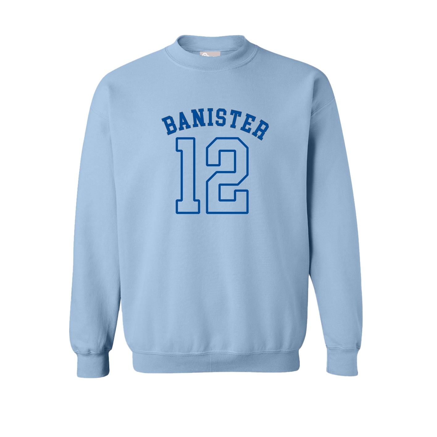 Fleece Crew — Shirsey Arch in Light Blue
