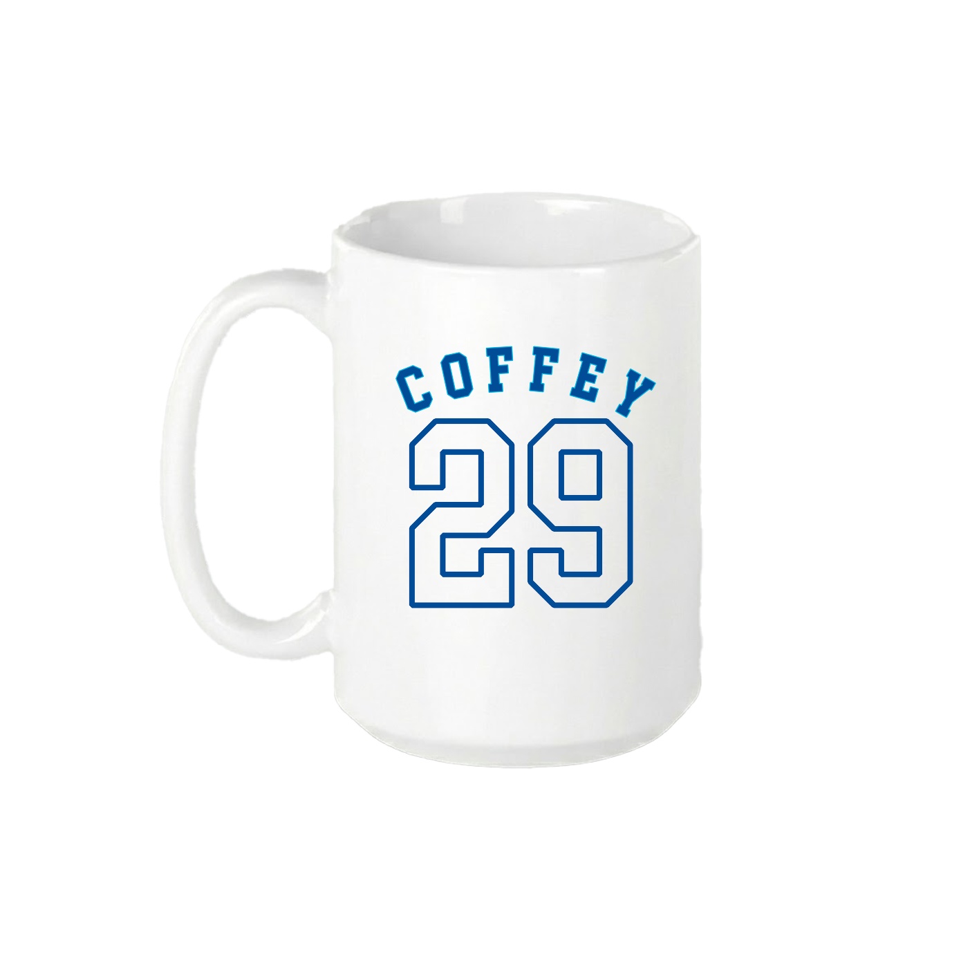 15oz Coffee Mug — Shirsey Arch in White