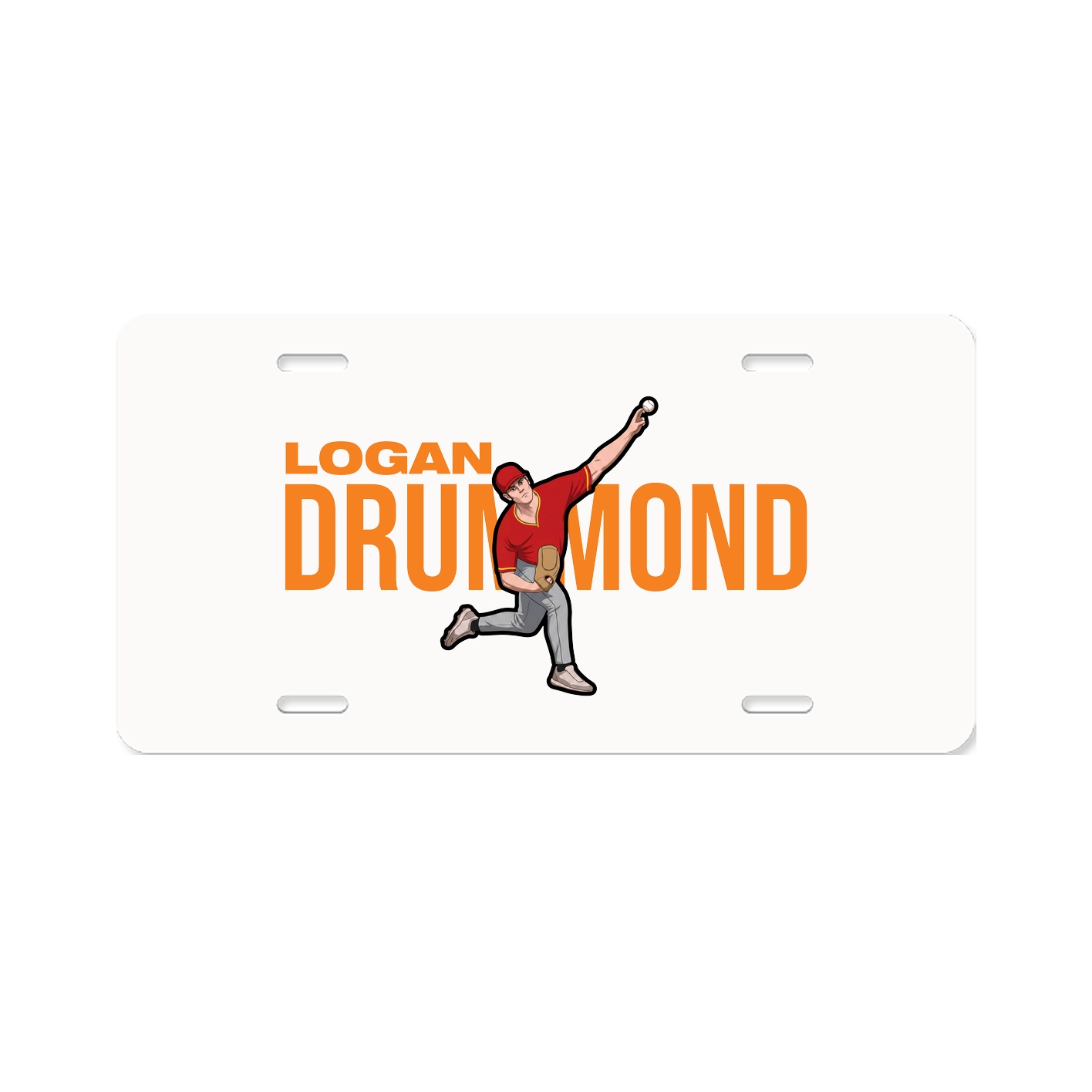 License Plate — Player Name in Classic