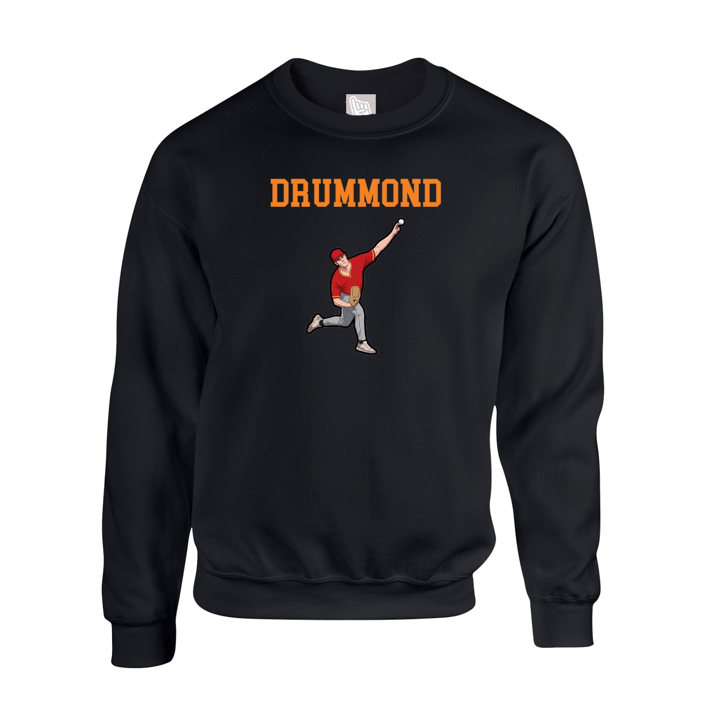 Fleece Crew — Shirsey in Black