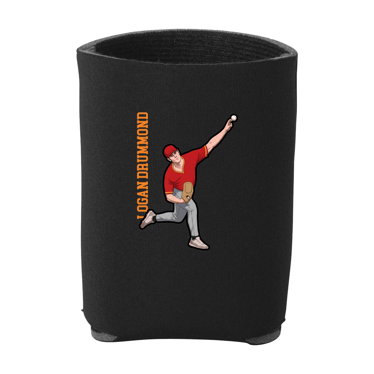 Can Holder — Name Vertical in Black