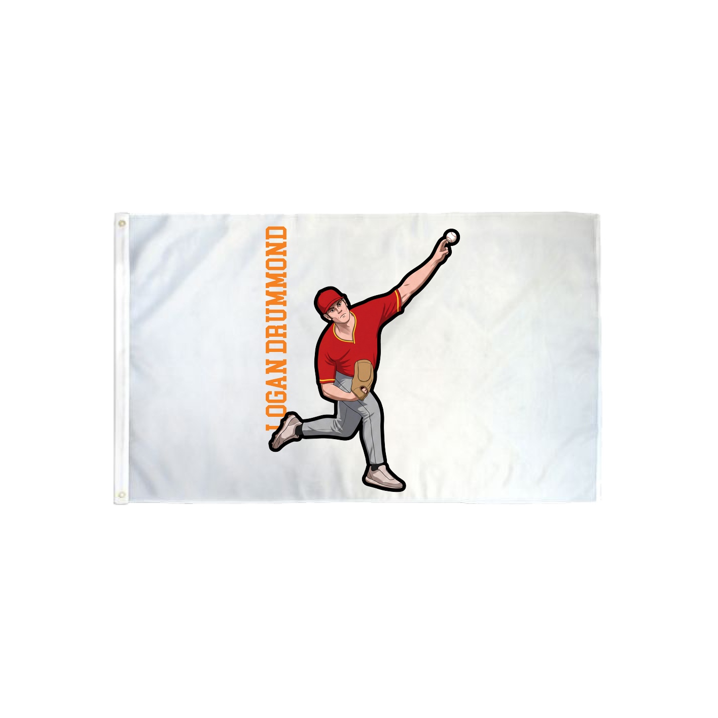 3x5 Flag — Name Vertical in Classic