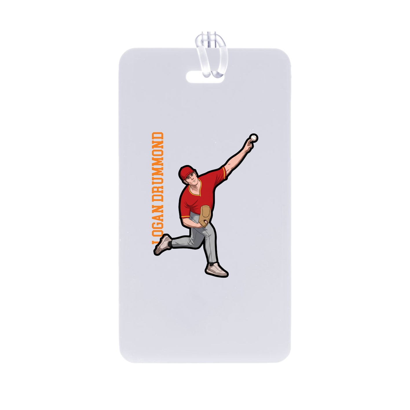 Bag Tag — Name Vertical in Classic