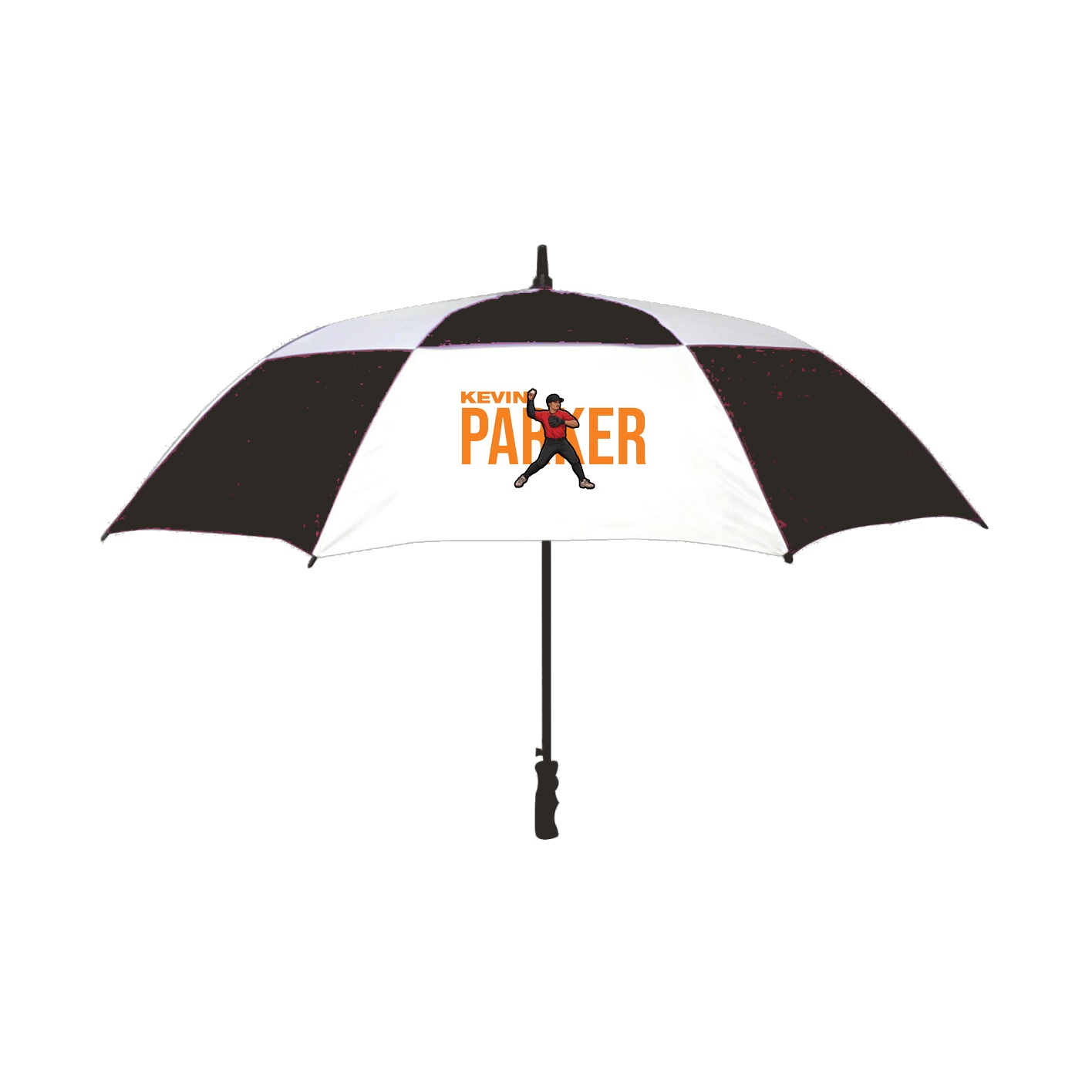 Golf Umbrella — Player Name in Black