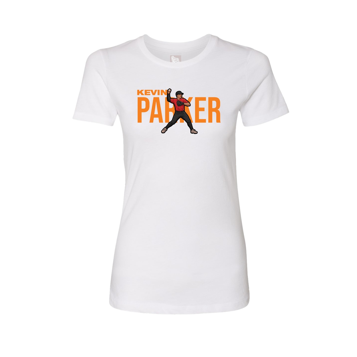 Womens Tee — Player Name in White