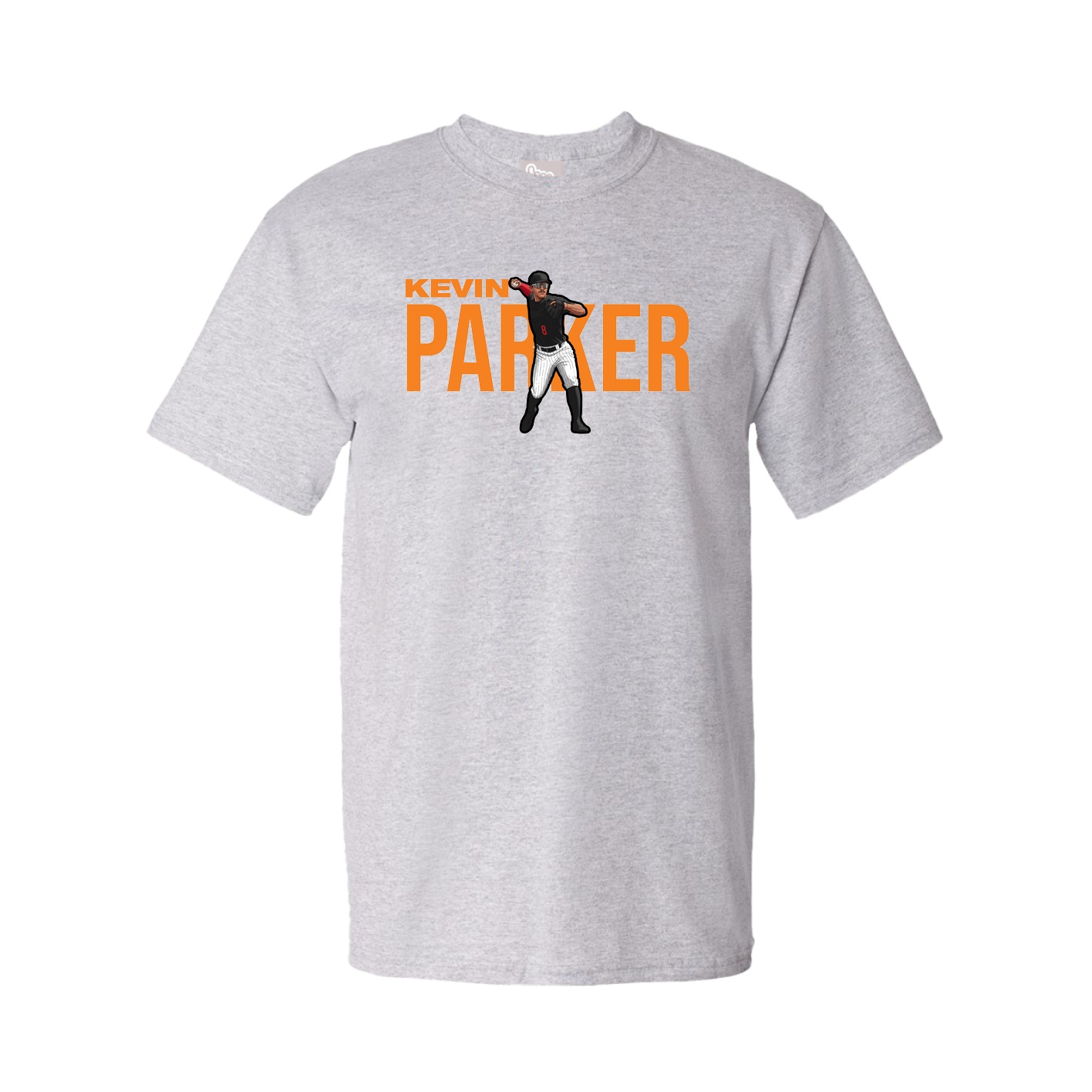 Youth Tee — Player Name in Grey