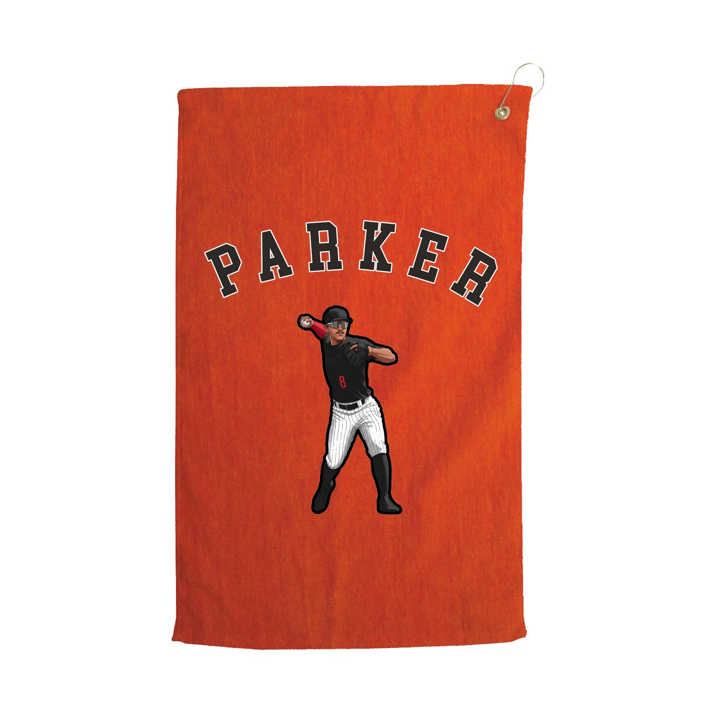 Golf Towel — Shirsey Arch in Orange