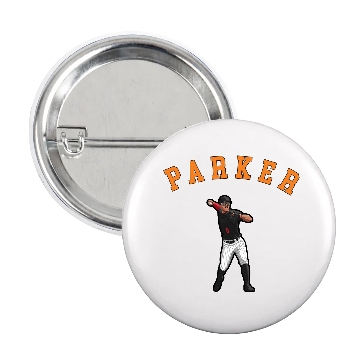Game Day Button — Shirsey Arch in White