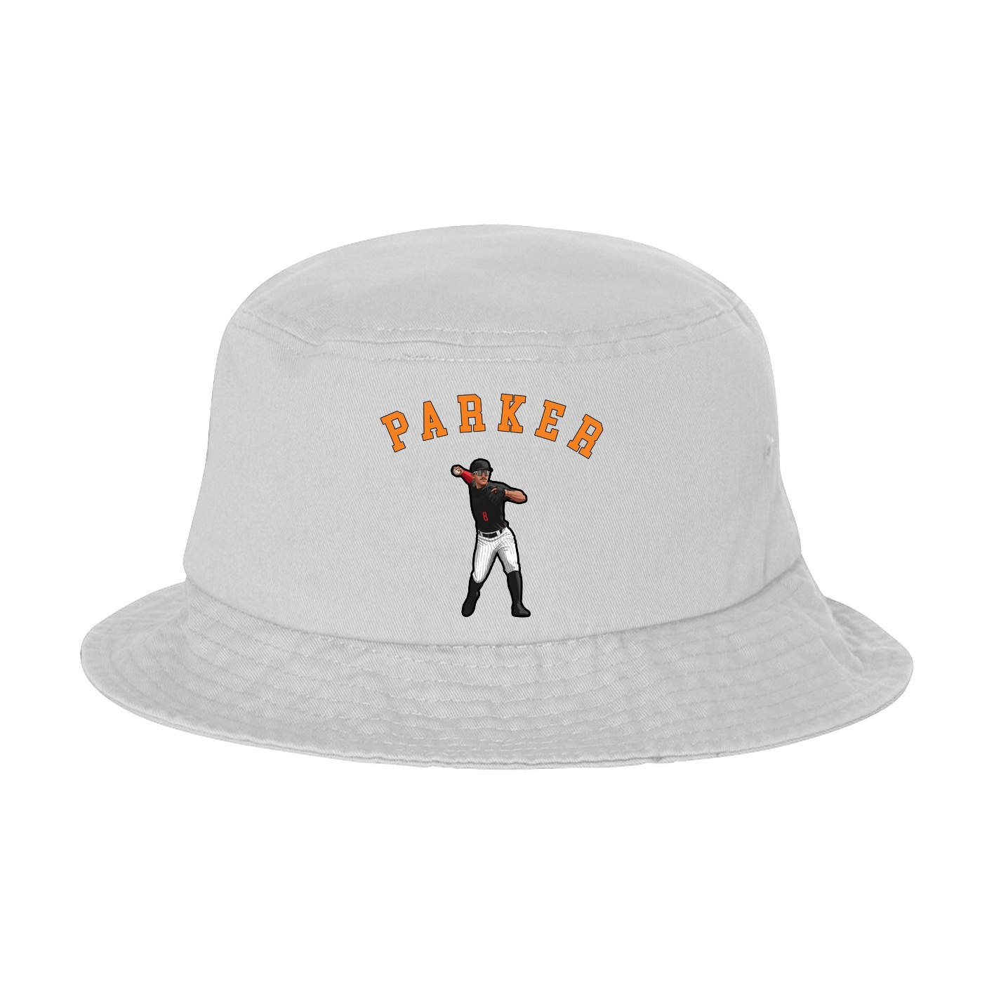 Bucket Cap — Shirsey Arch in White
