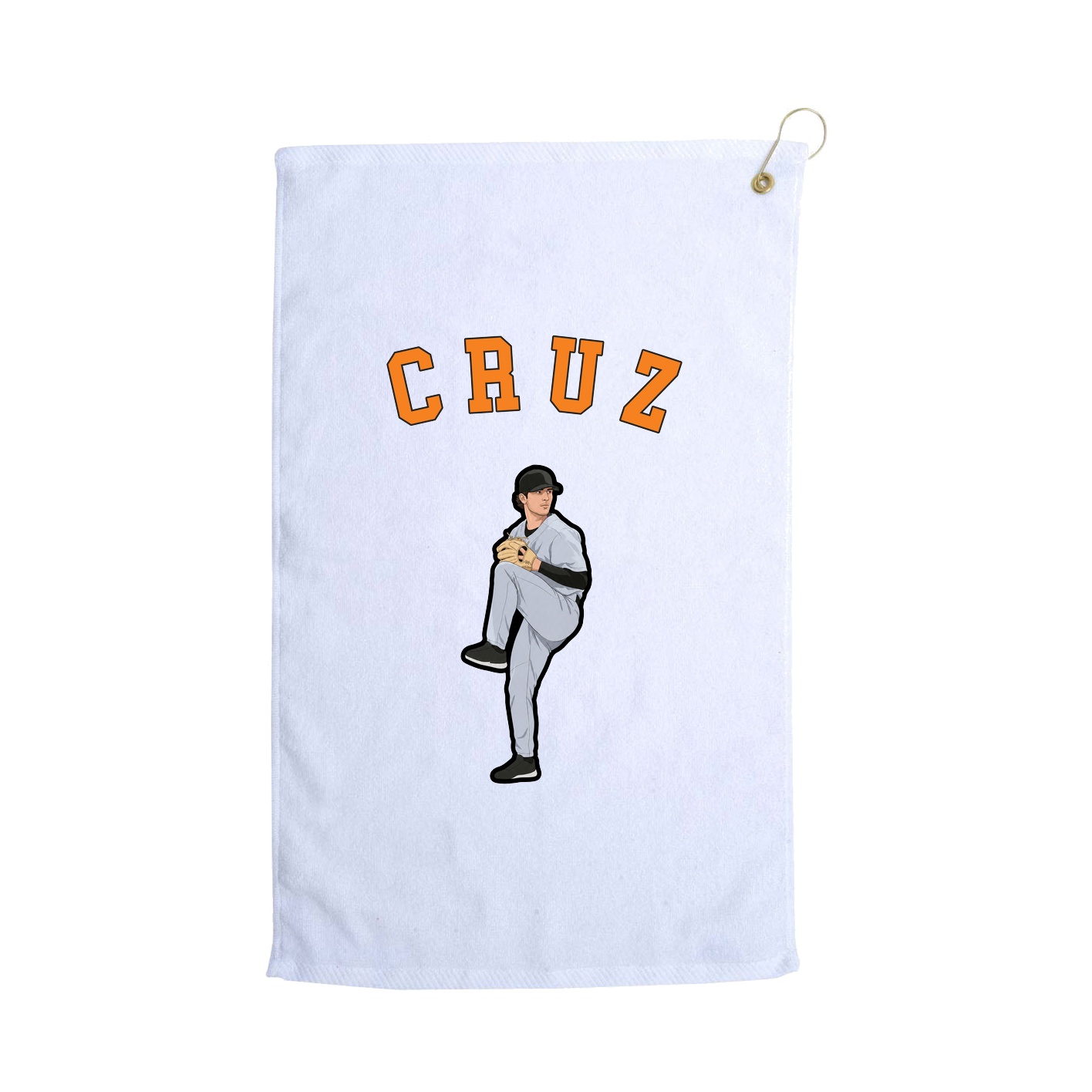 Golf Towel — Shirsey Arch in White