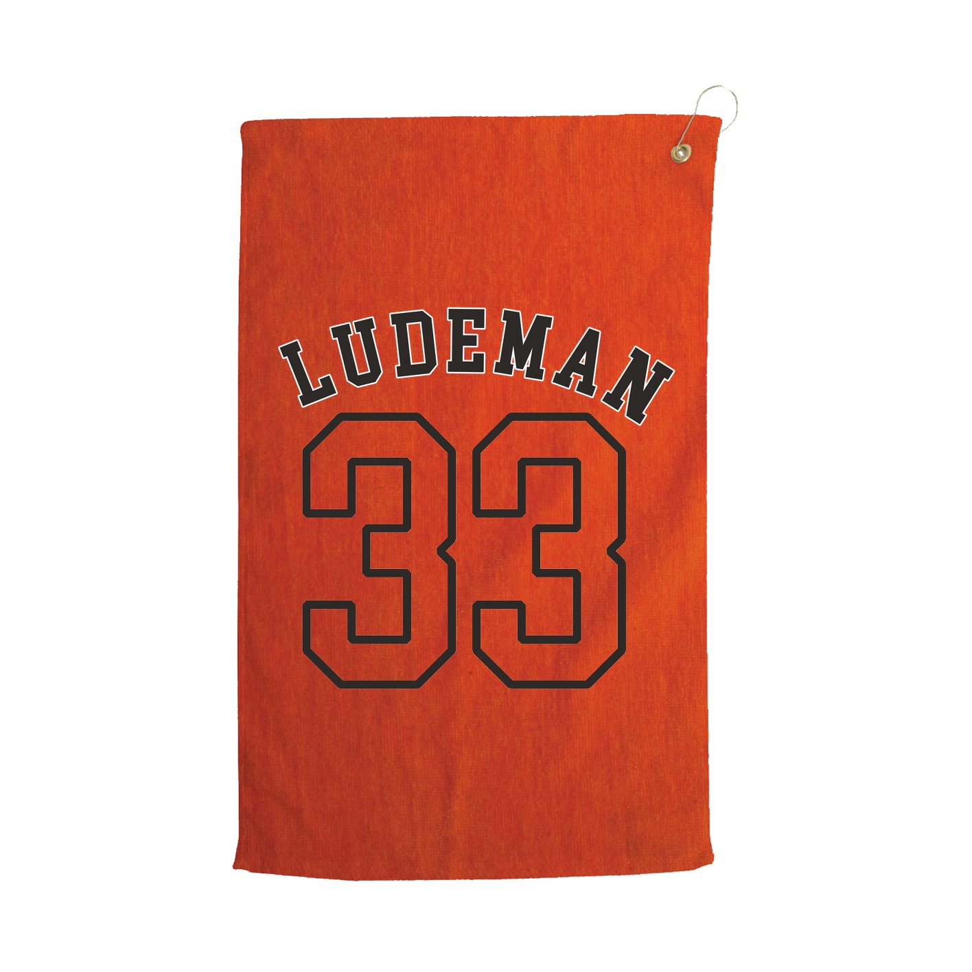 Golf Towel — Shirsey Arch in Orange