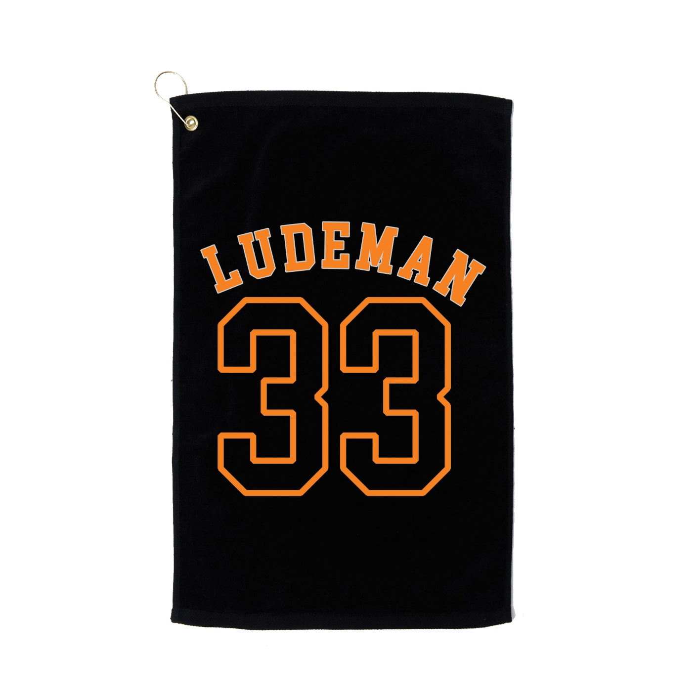Golf Towel — Shirsey Arch in Black