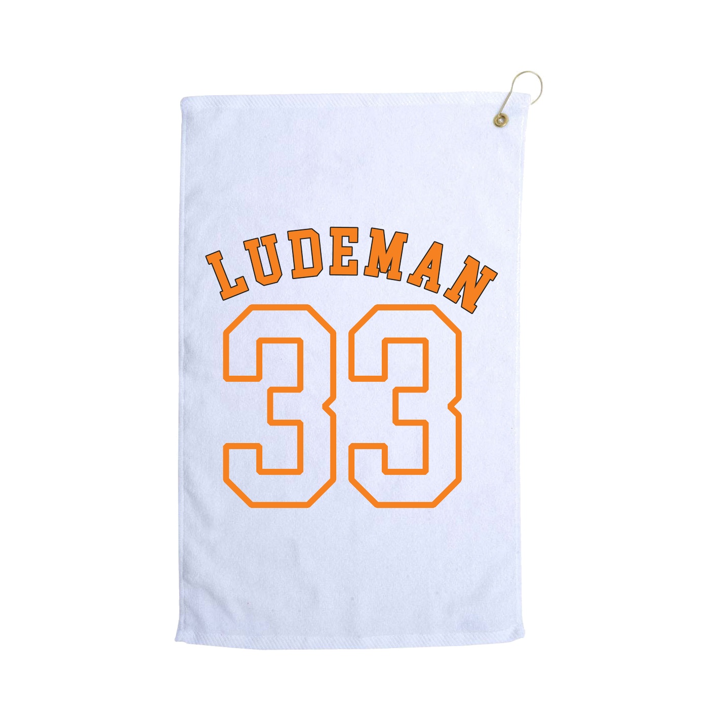 Golf Towel — Shirsey Arch in White