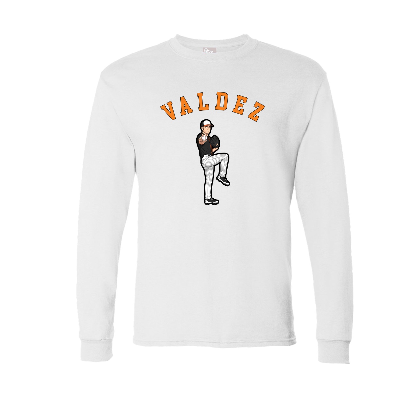 Long Sleeve Tee — Shirsey Arch in White