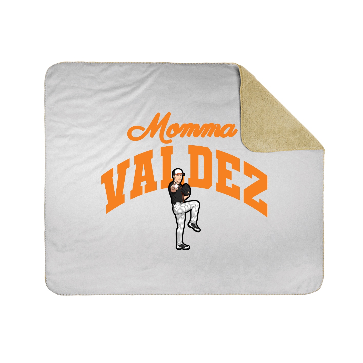 Throw Blanket — Mothers Day Arch in White