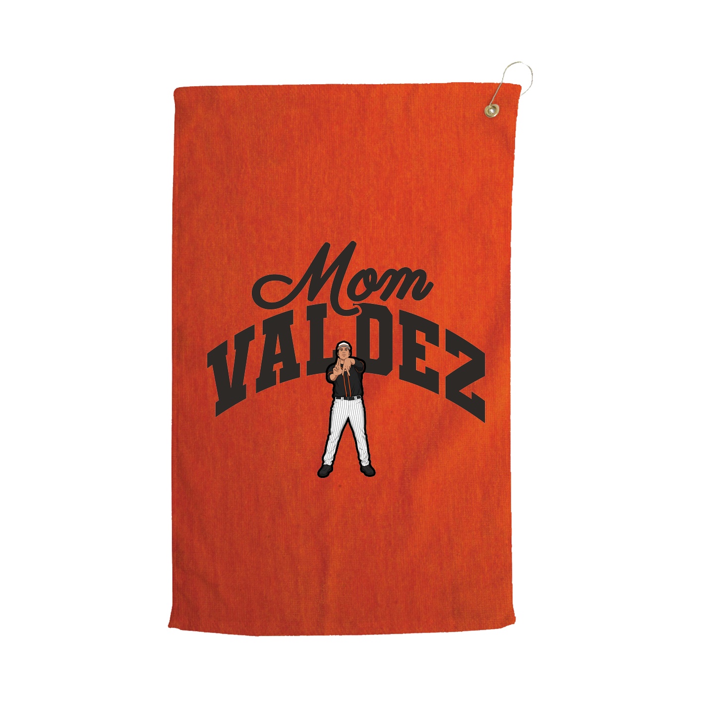 Golf Towel — Mothers Day Arch in Orange