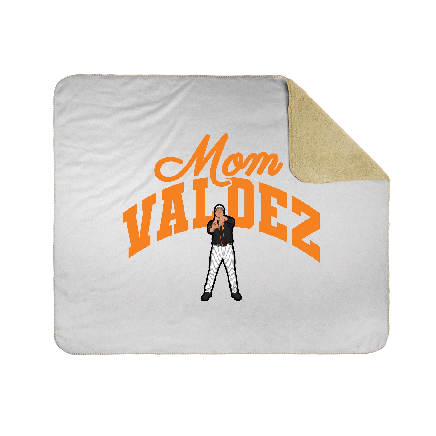 Throw Blanket — Mothers Day Arch in White