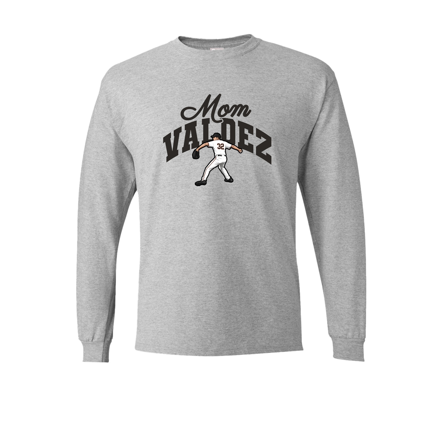 Long Sleeve Tee — Mothers Day Arch in Grey