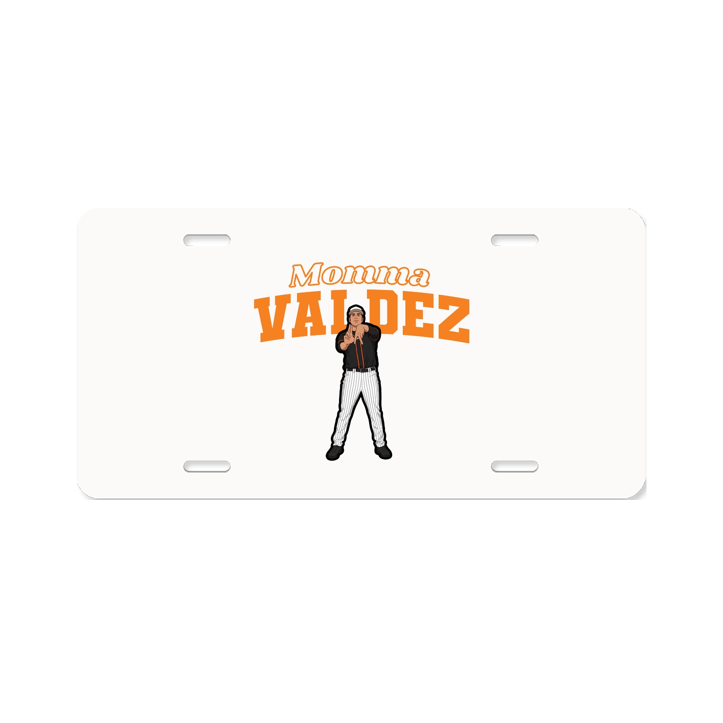 License Plate — Mothers Day Block in Classic