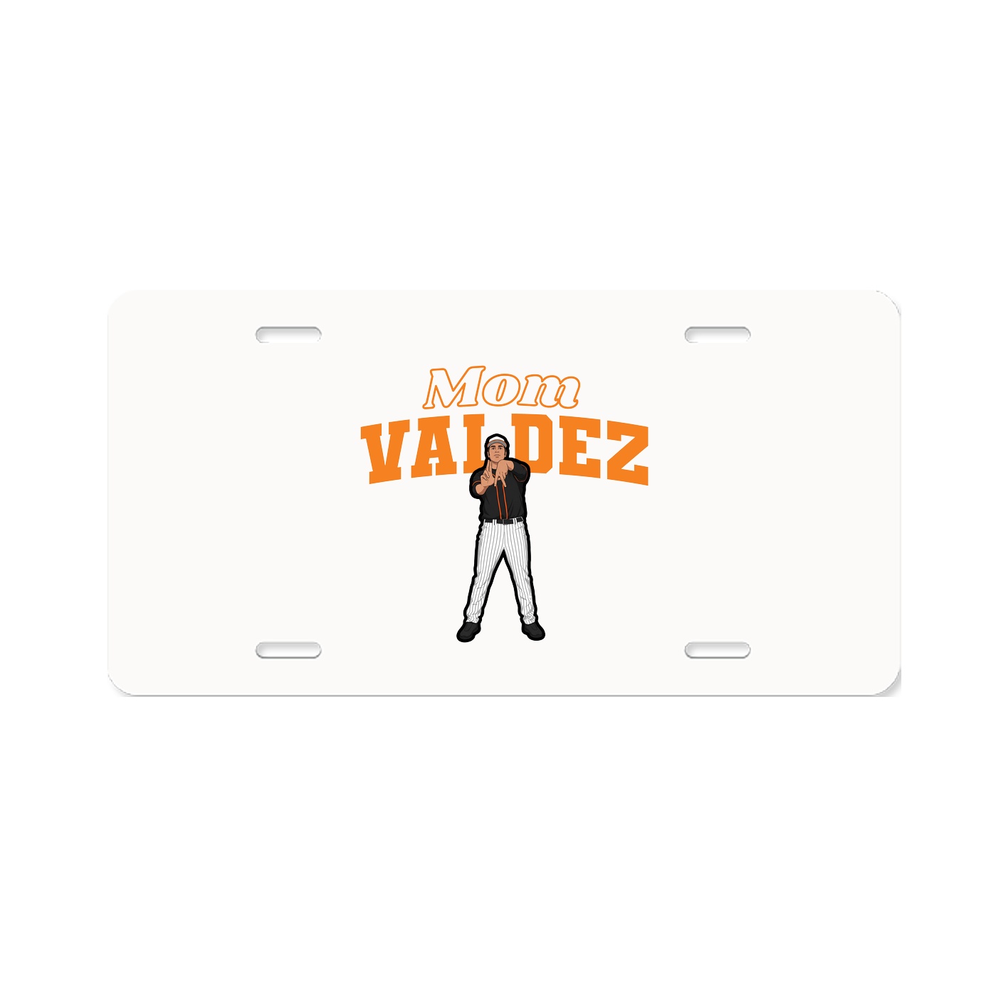 License Plate — Mothers Day Block in Classic