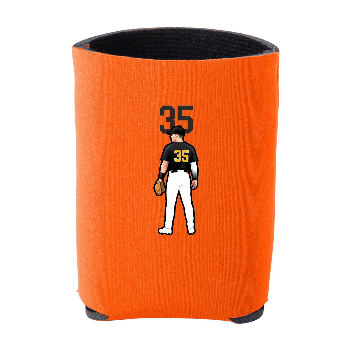 Can Holder — Number Top in Orange