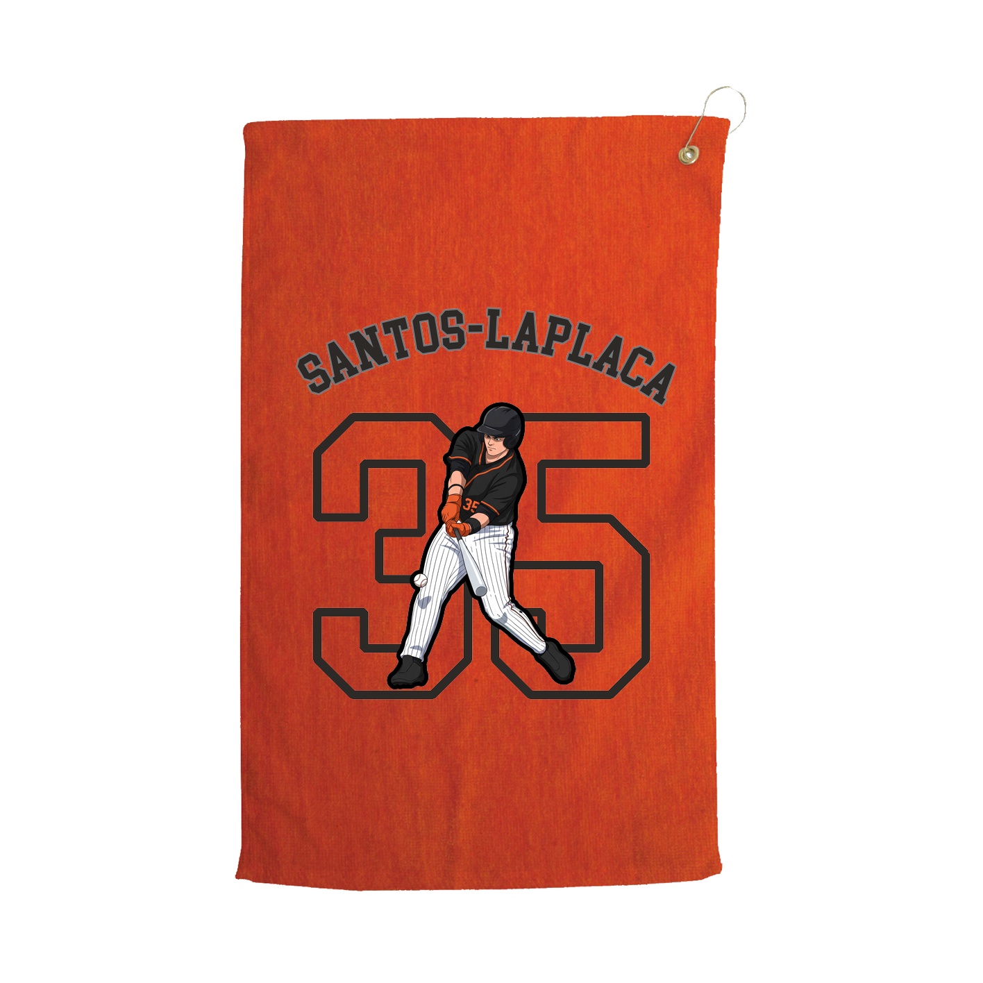 Golf Towel — Shirsey Arch in Orange