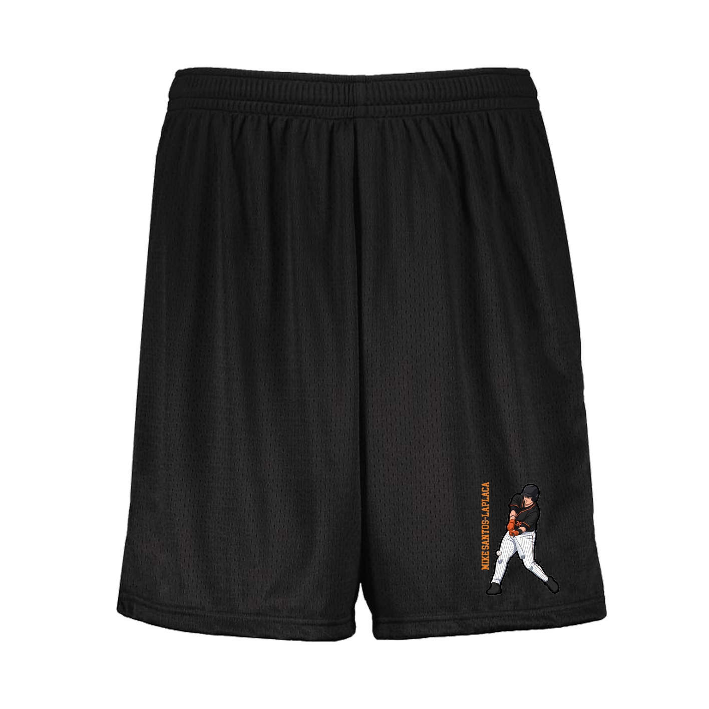 Shorts — Name Vertical in Black