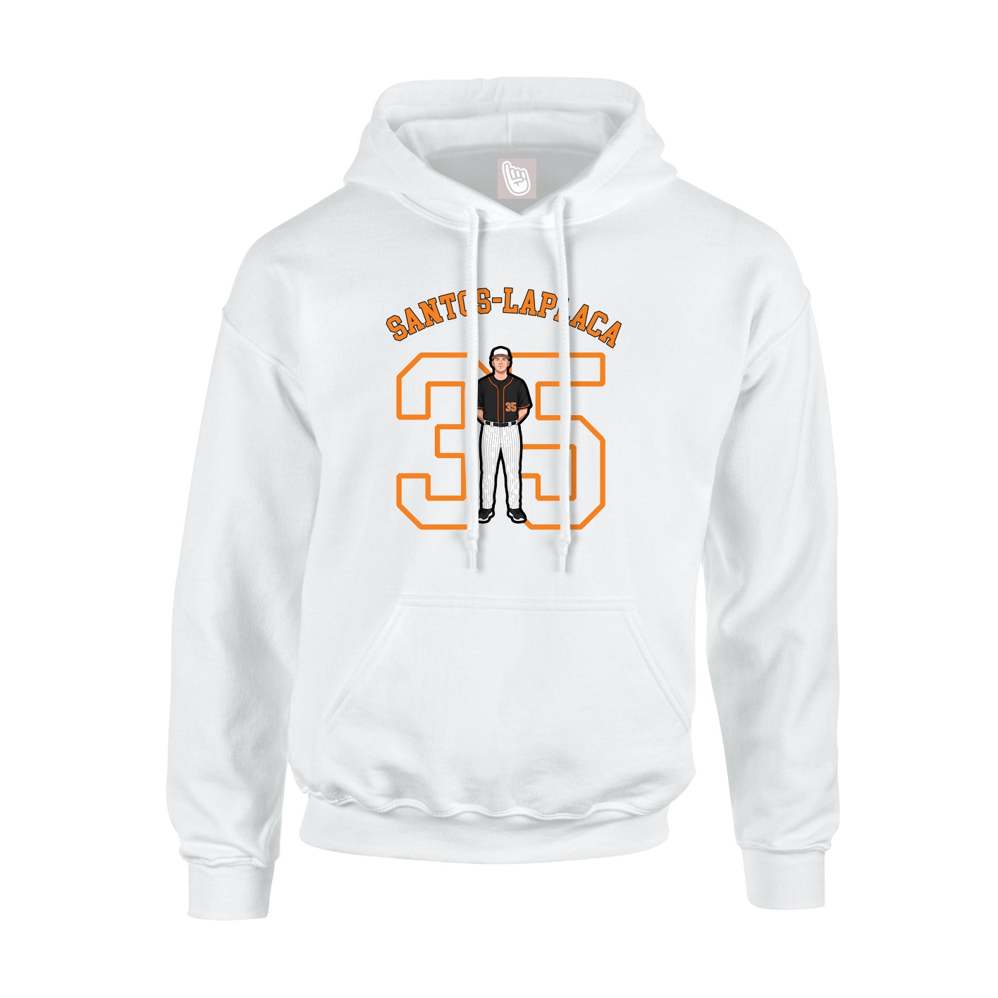 Hoodie — Shirsey Arch in White