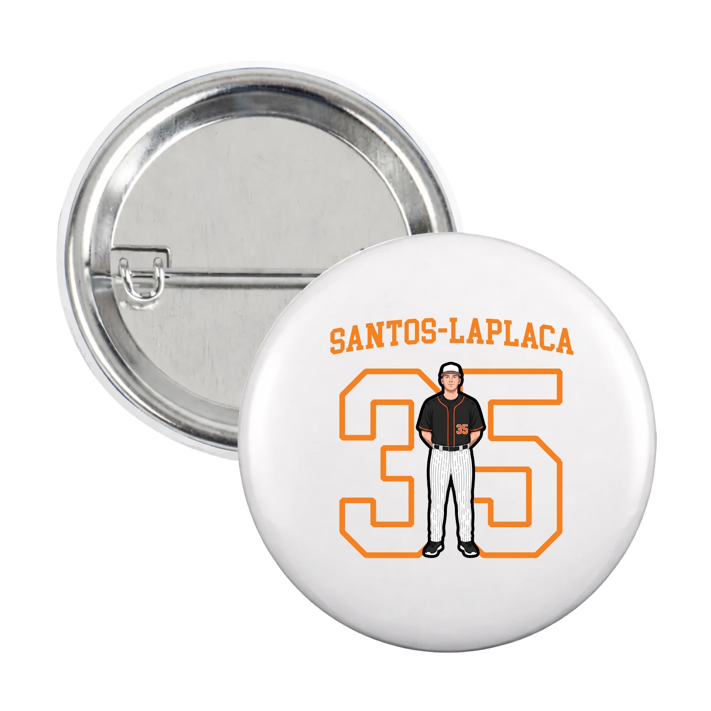 Game Day Button — Shirsey in White