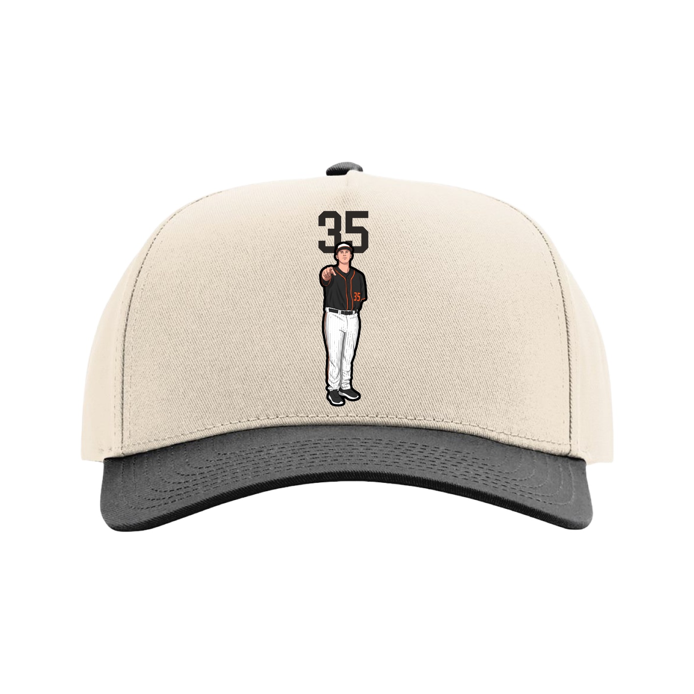 Full Fabric Five-Panel Champ Cap