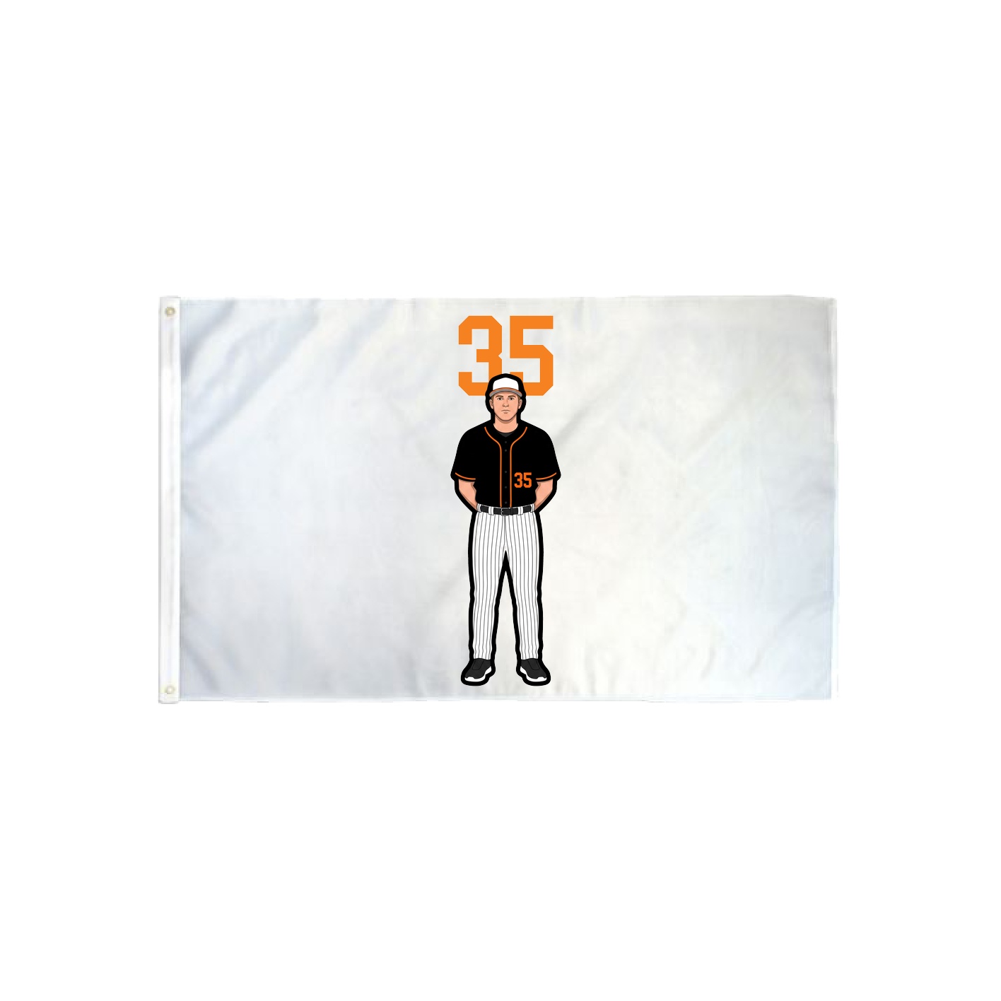 3x5 Flag — Number Top in Classic