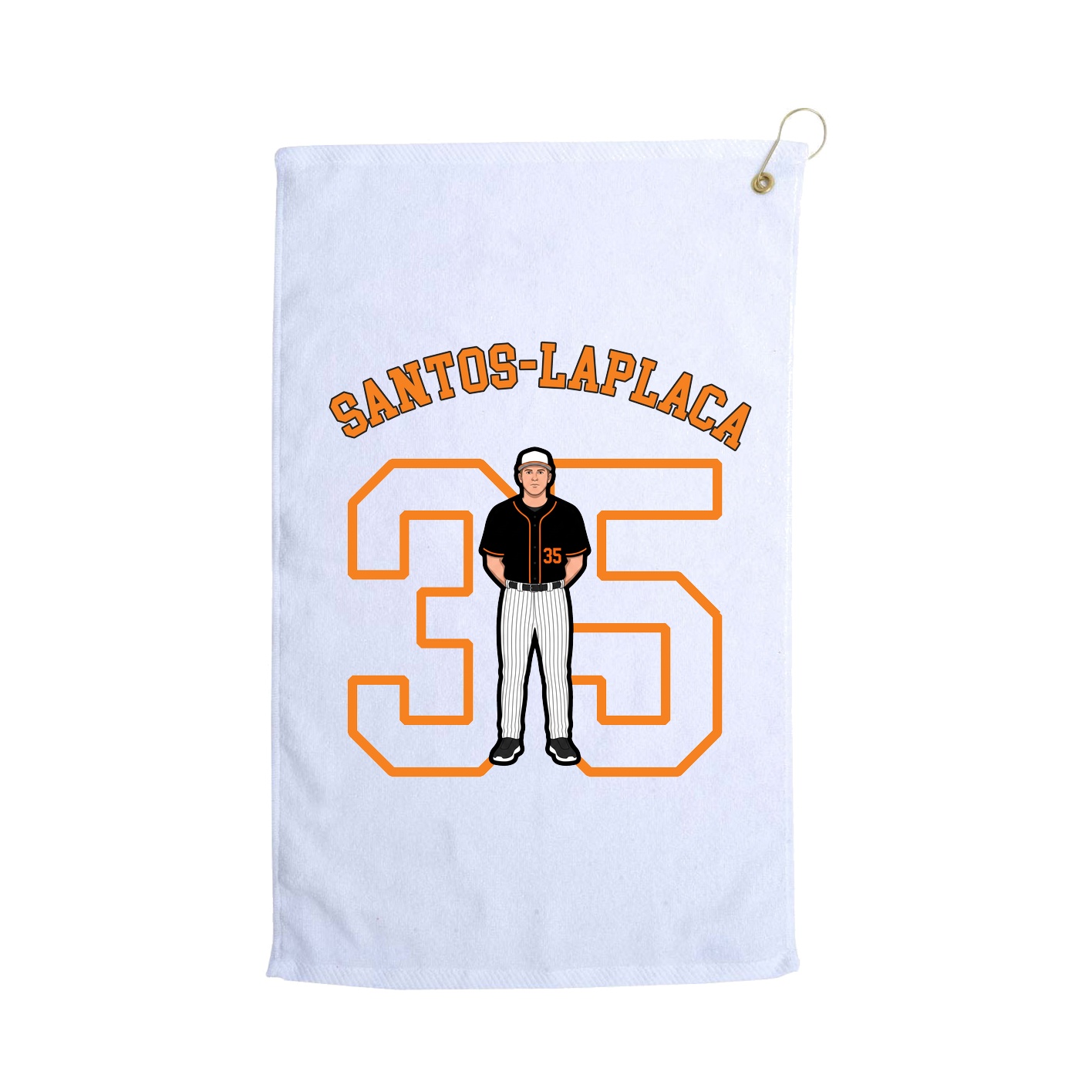 Golf Towel — Shirsey Arch in White