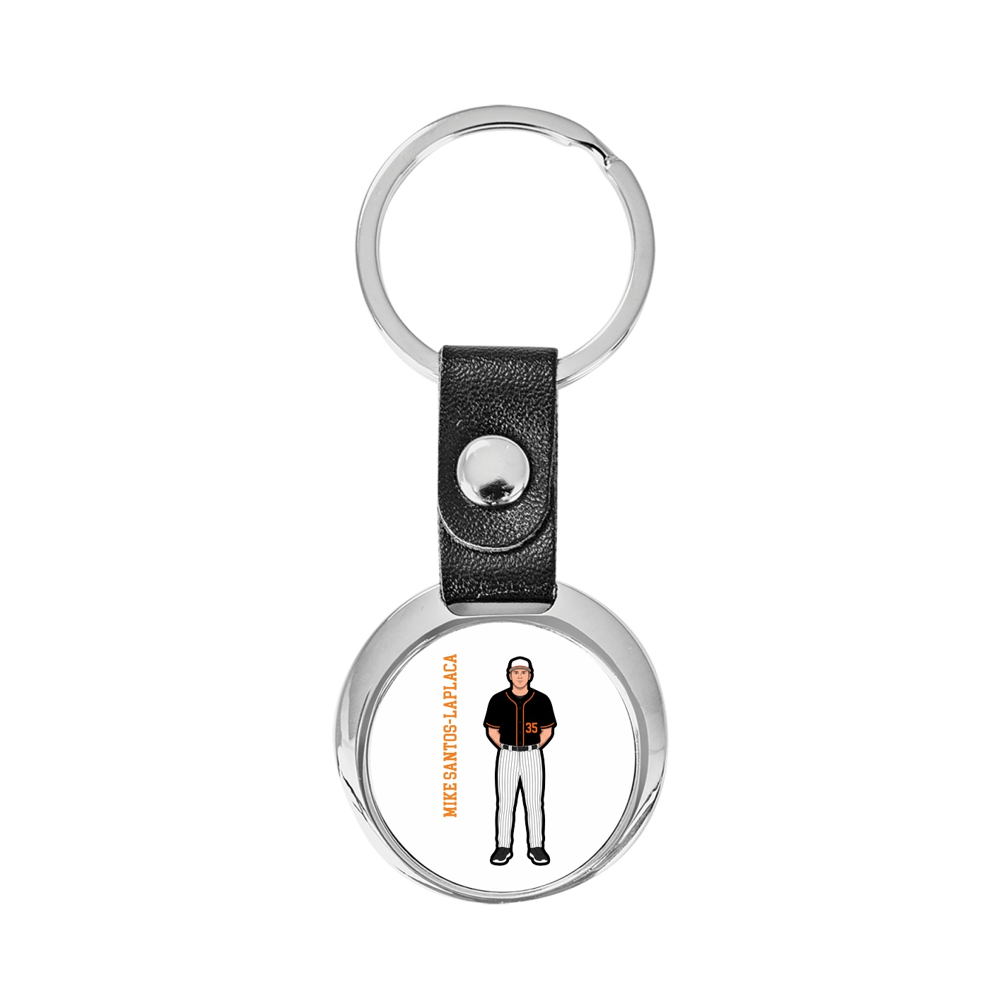Key Chain — Name Vertical in Classic
