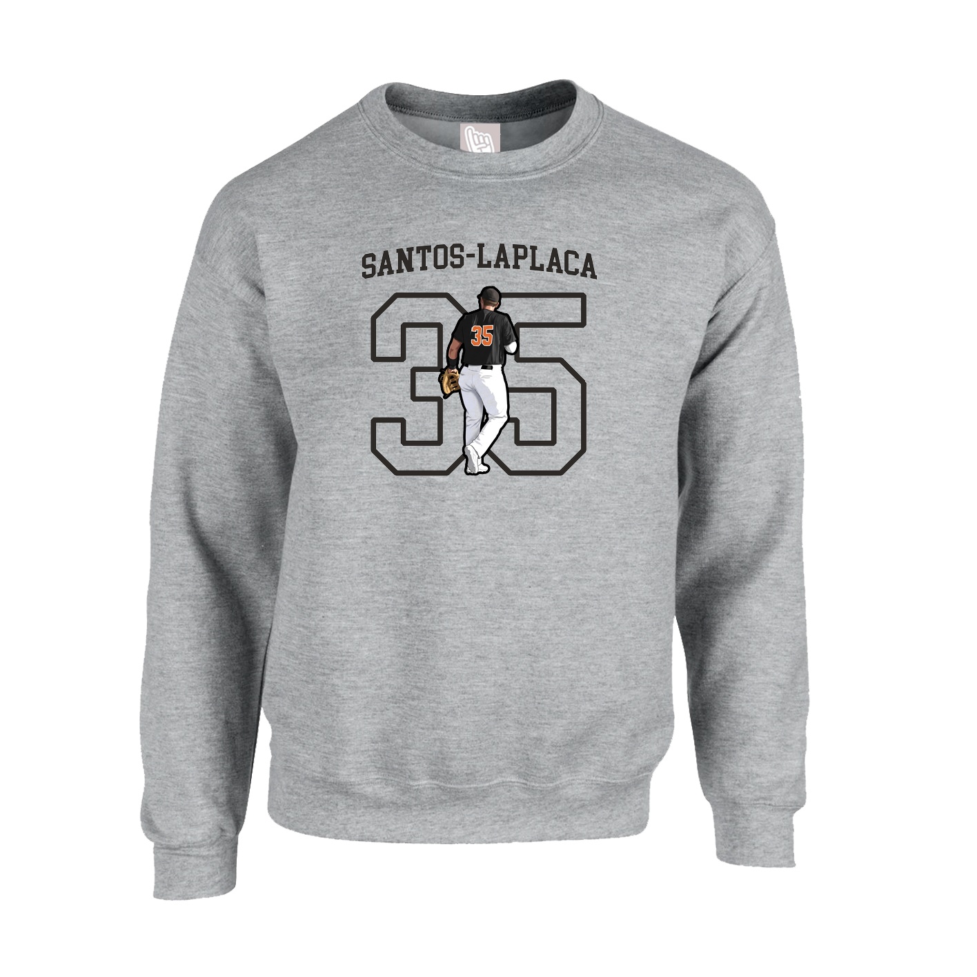 Fleece Crew — Shirsey in Grey