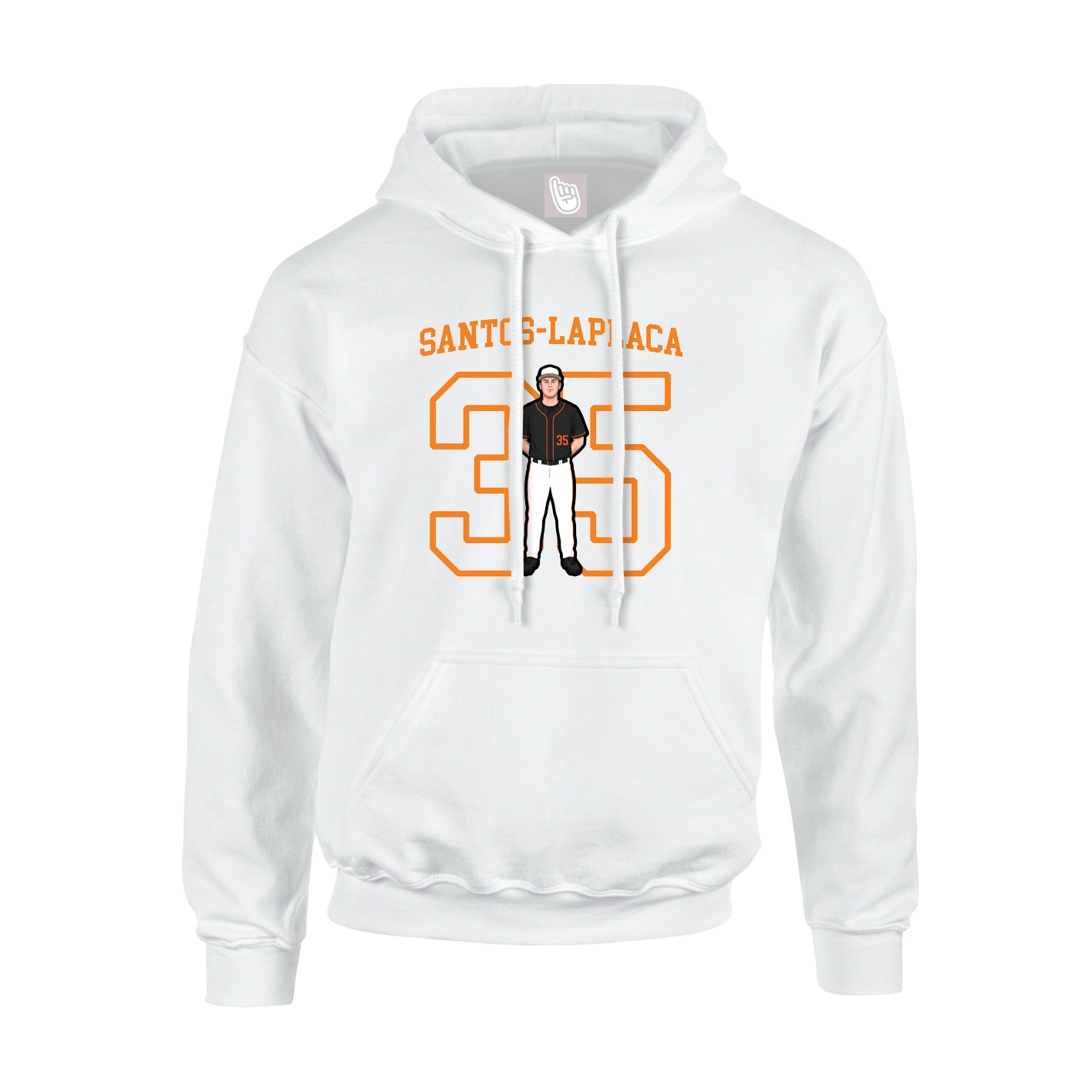 Hoodie — Shirsey in White