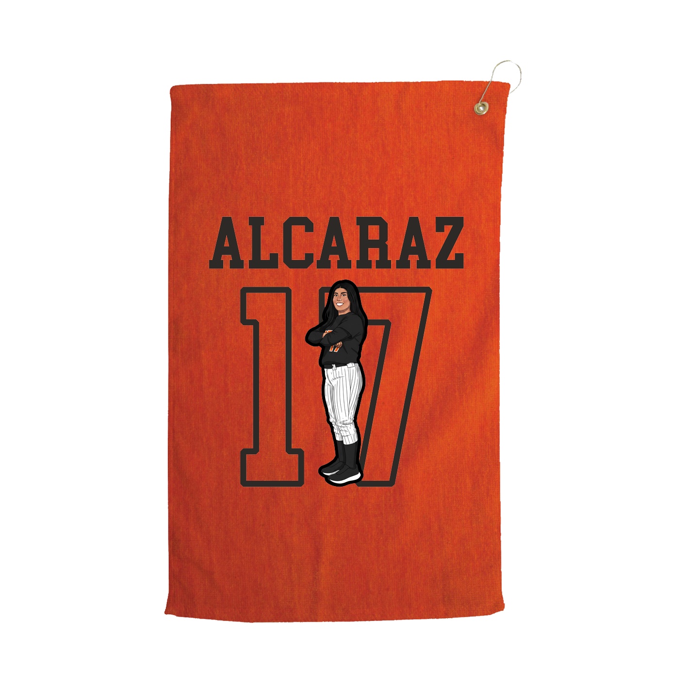 Golf Towel — Shirsey in Orange