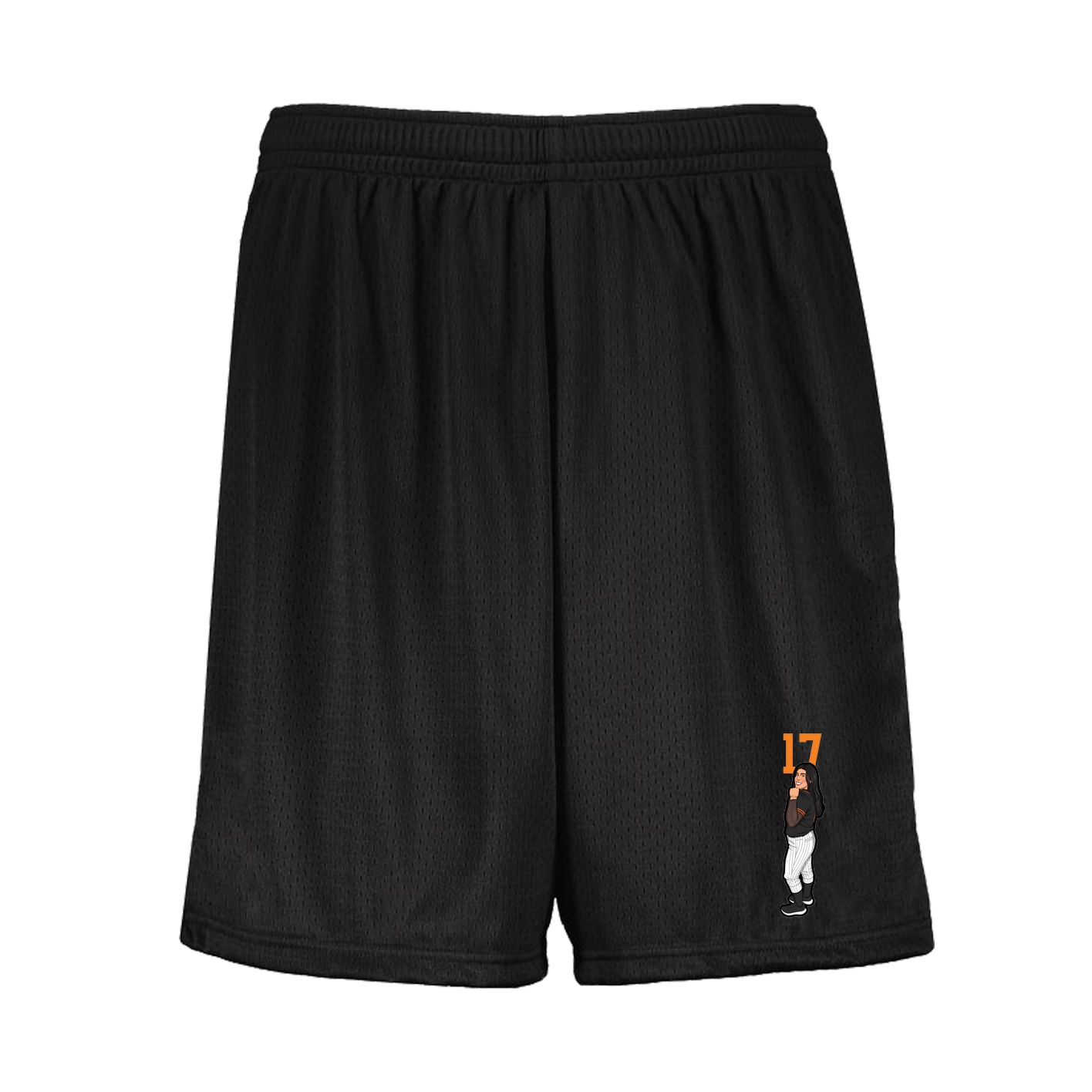 Shorts — Number Top in Black