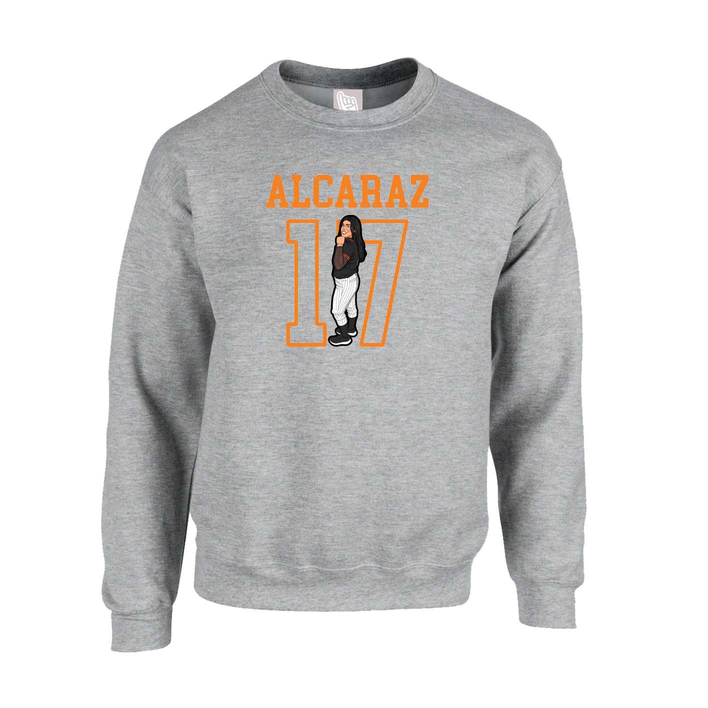 Fleece Crew — Shirsey in Grey