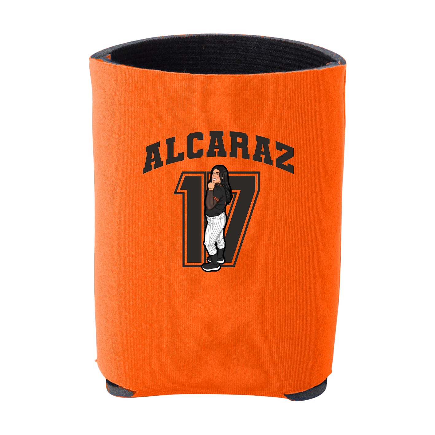 Can Holder — Number in Orange