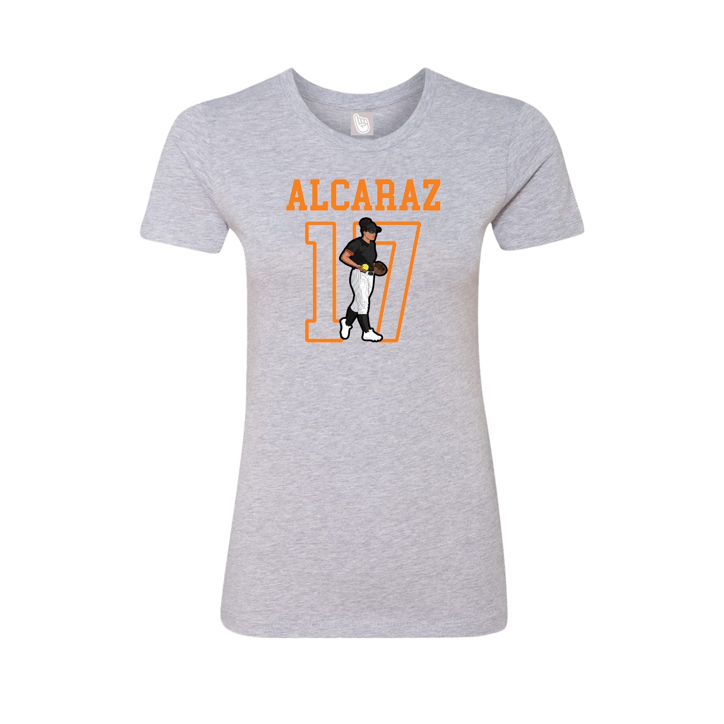 Fitted Women's Tee — Shirsey in Grey