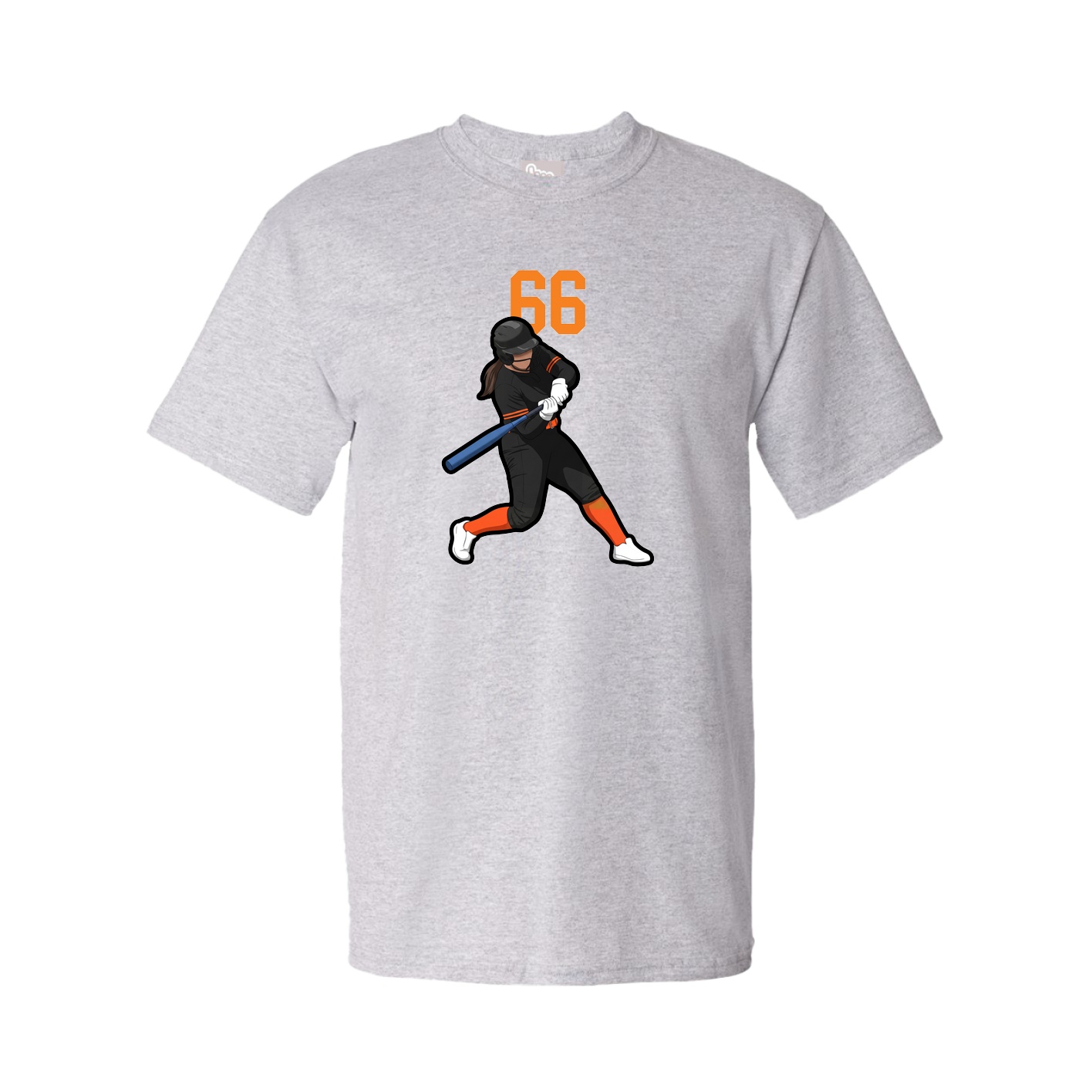 Tee — Number Top in Grey
