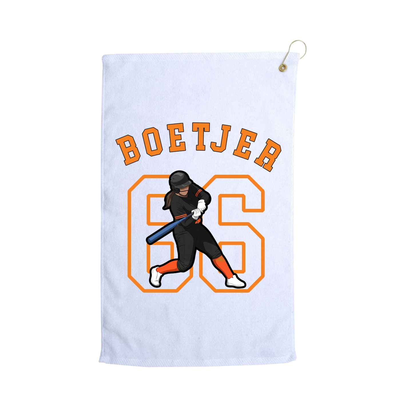 Golf Towel — Shirsey Arch in White