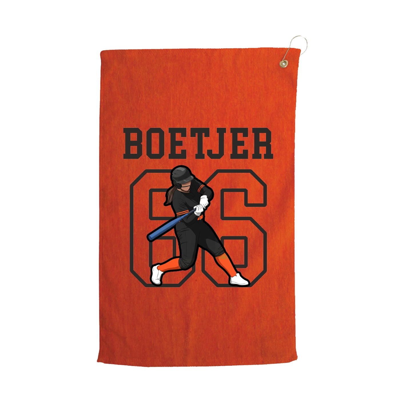 Golf Towel — Shirsey in Orange