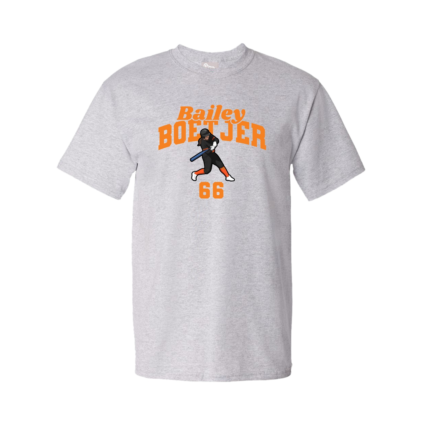 Youth Tee — Signature Arch in Grey