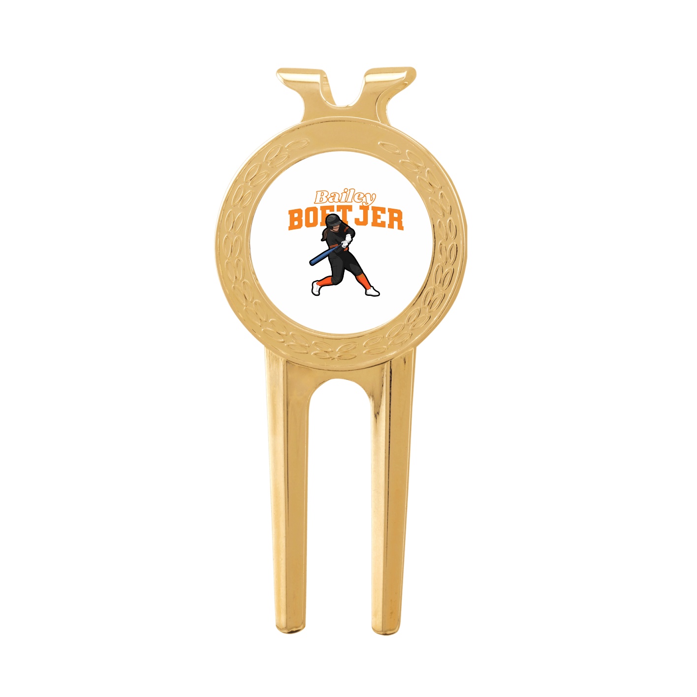 Divot Tool with Ball Marker — Name Arch in Classic